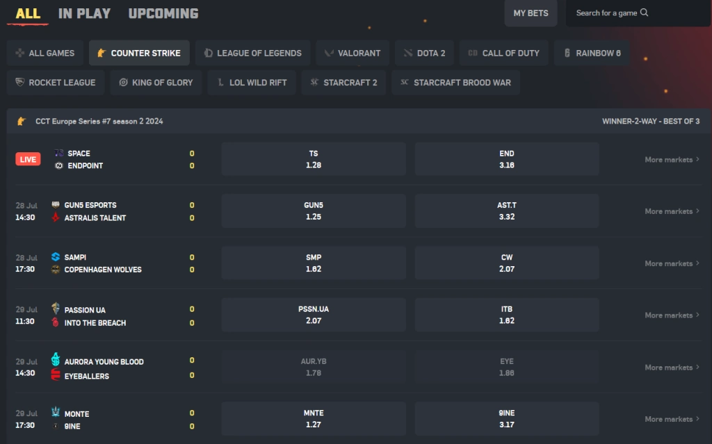 cs2 match betting overview on csgoroll